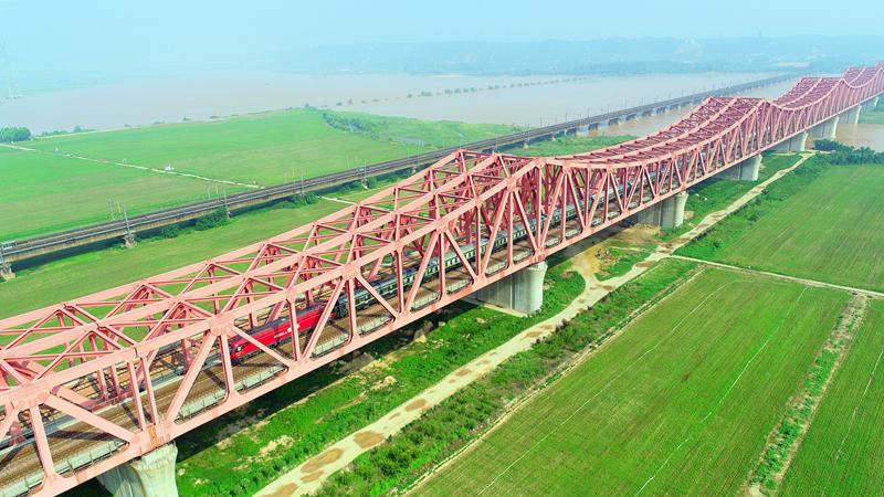 京广铁路黄河大桥图片