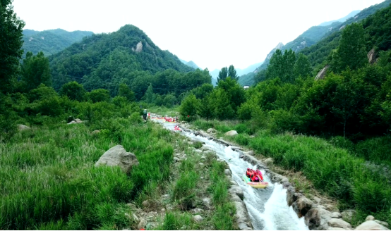 升级迎客！中原漂流“天花板”尧山大峡谷欢乐开漂1717